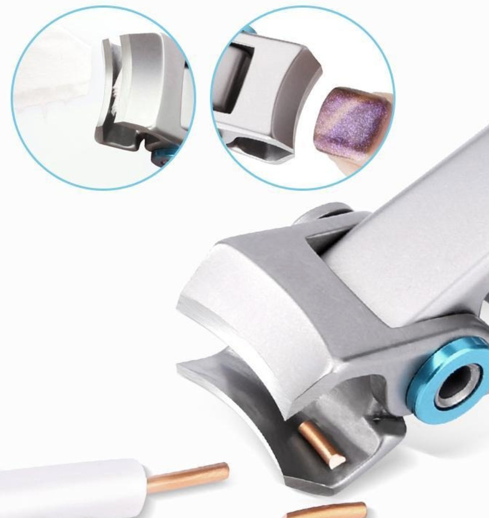 Wide Jaw Toenail Clipper with Cast Steel Blade and Reinforced Handle