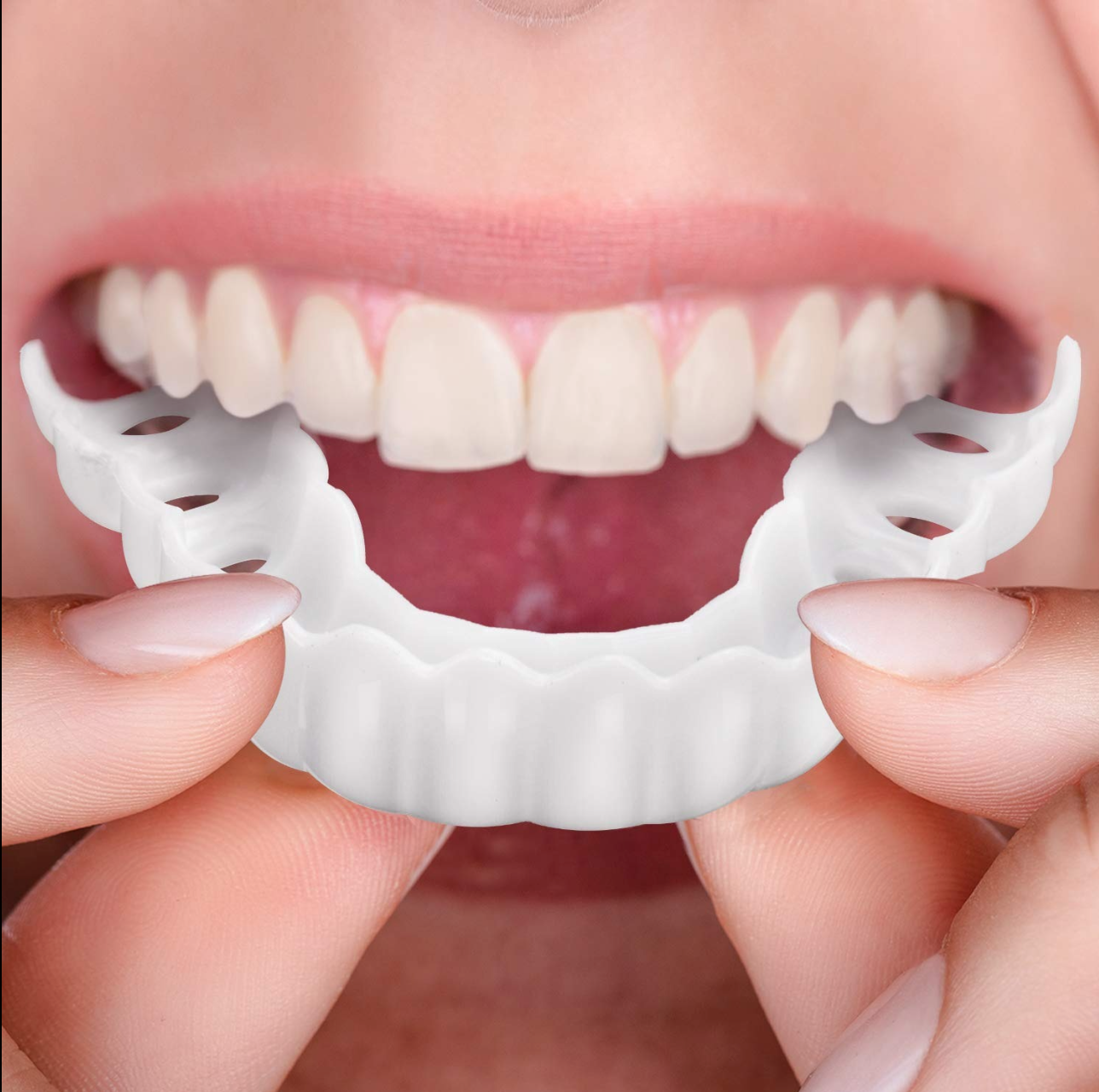 Snap-On Dentures with Micro Thin Polypropylene and Natural Tooth Color