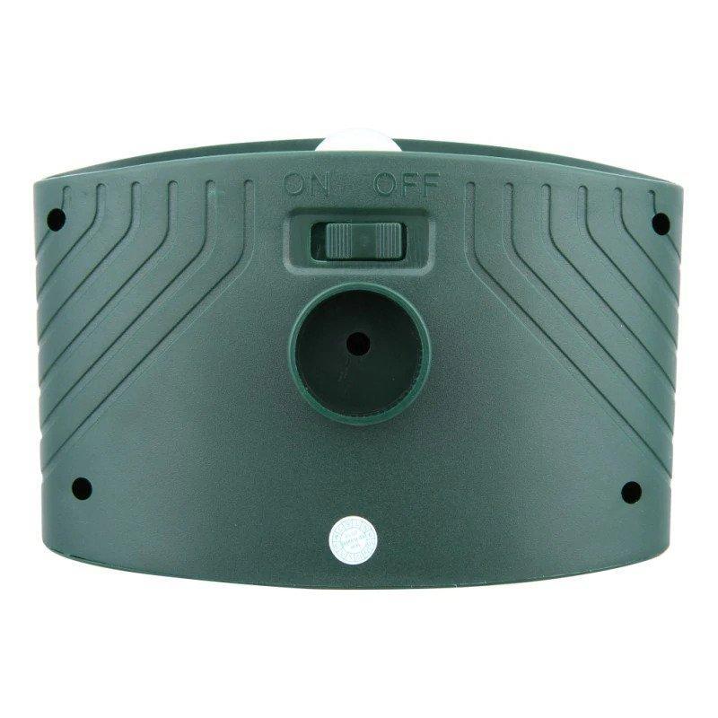 Motion-Activated Rabbit Deterrent with Ultrasonic Sound and Flashing Light, Solar Powered