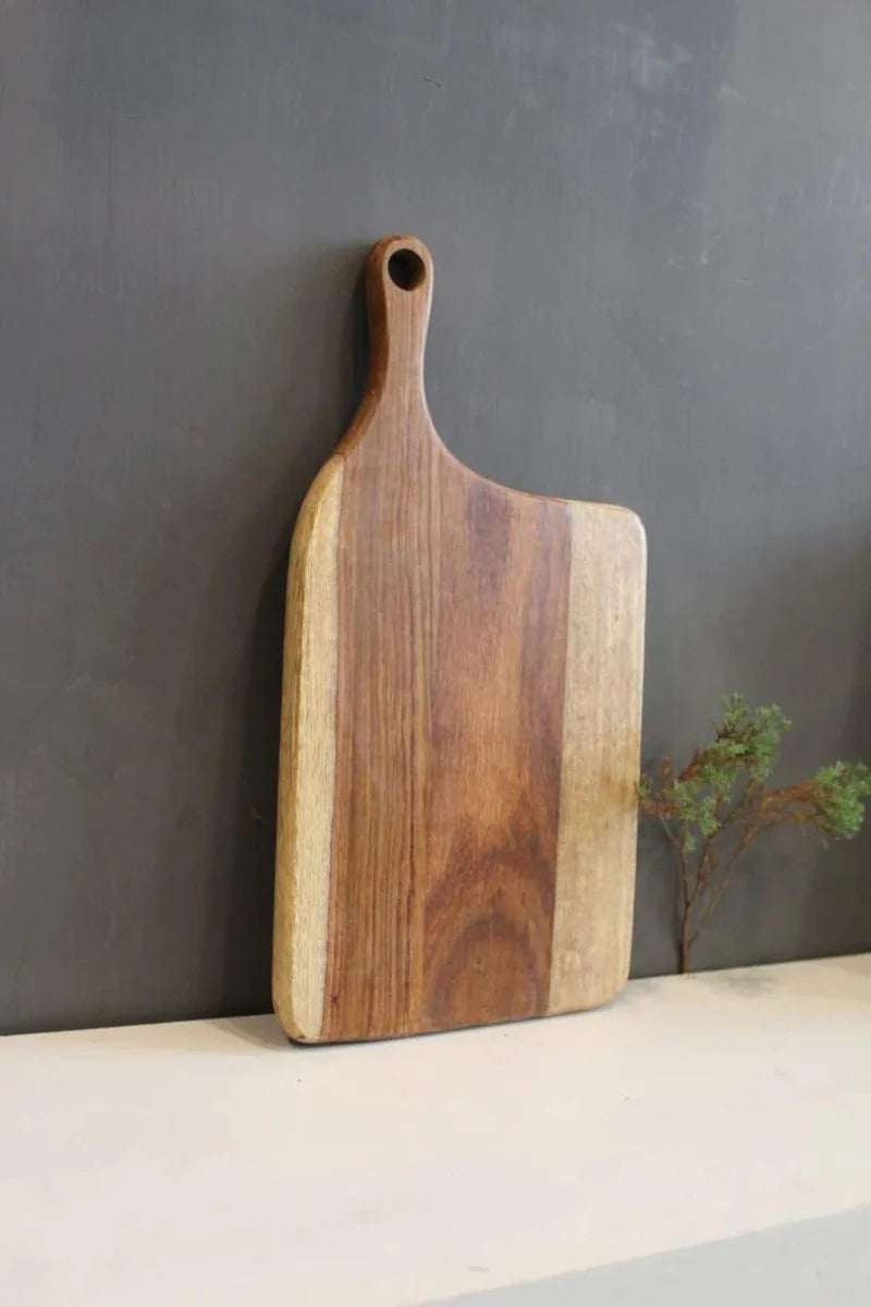 Artisan Edge Sheesham Wood Cutting Board Natural Finish 1-Piece, Kitchen Accessories