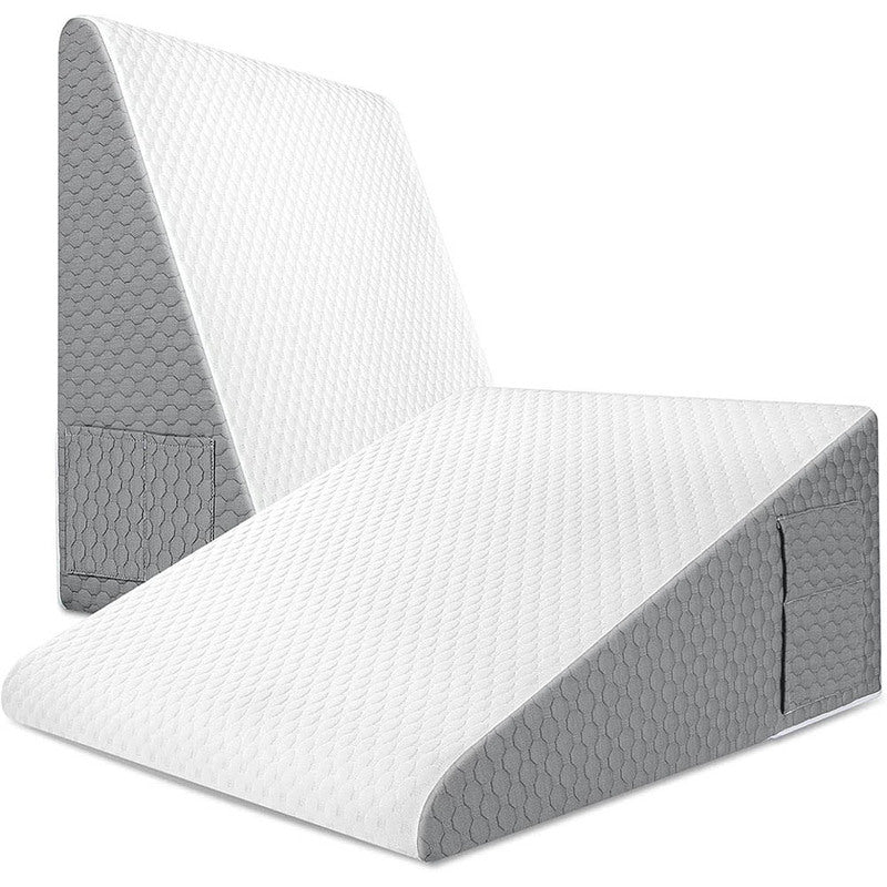 Elevated Wedge Cushion with Memory Foam and Washable Cover