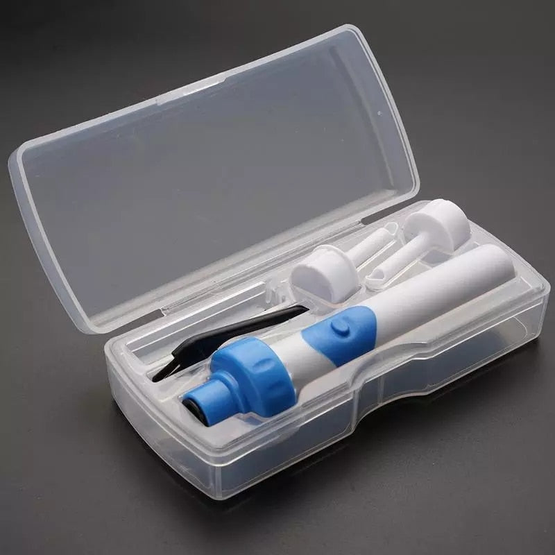 Ear Wax Removal Device with Gentle Suction and Soft Silicone Tips, Compact Travel Size