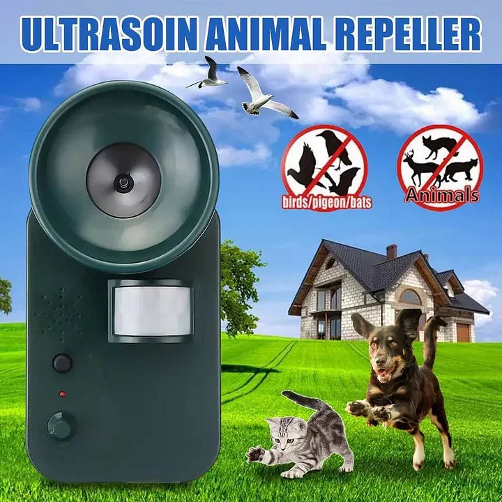Ultrasonic Pest Repeller with Motion Sensor and Adjustable Frequency for 5000 Square Feet