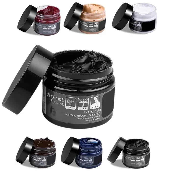 Leather Repair Gel with Backing Material for Furniture, Shoes and Bags