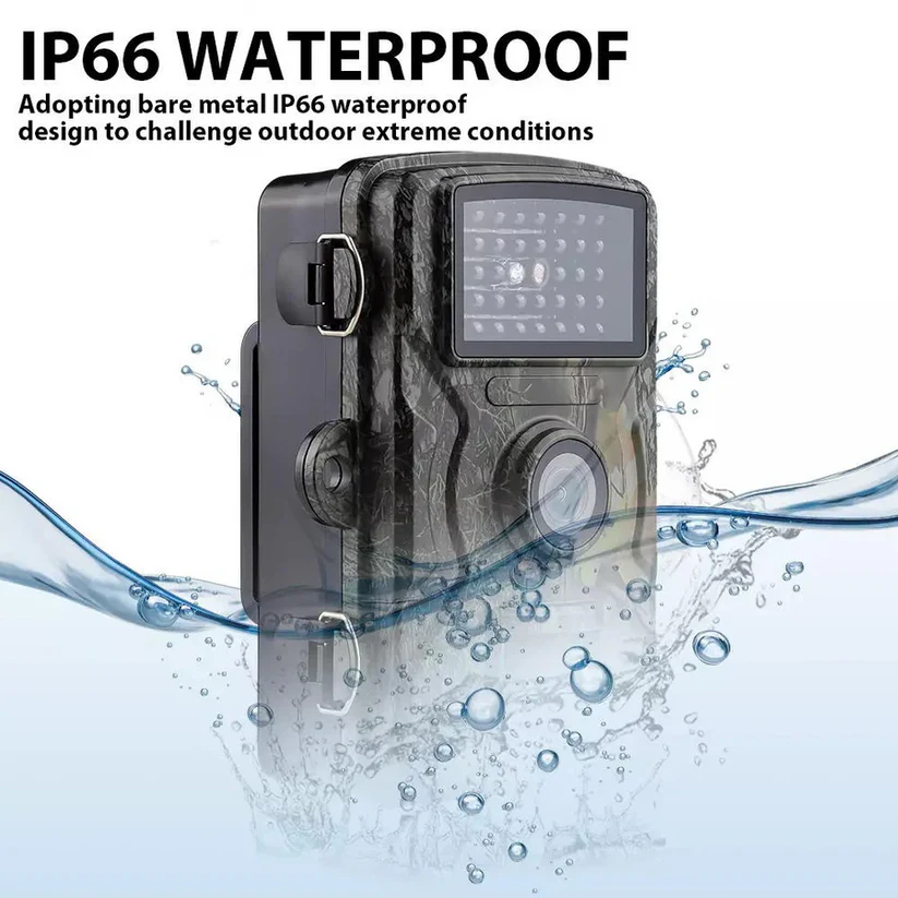 Motion Activated Wildlife Camera with Infrared Night Vision and 16MP Photo