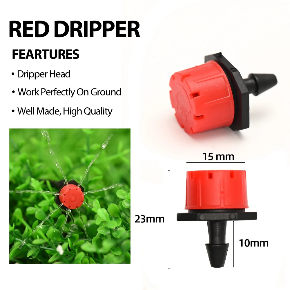Automatic Garden Watering System with Programmable Timer and Pressure Regulator