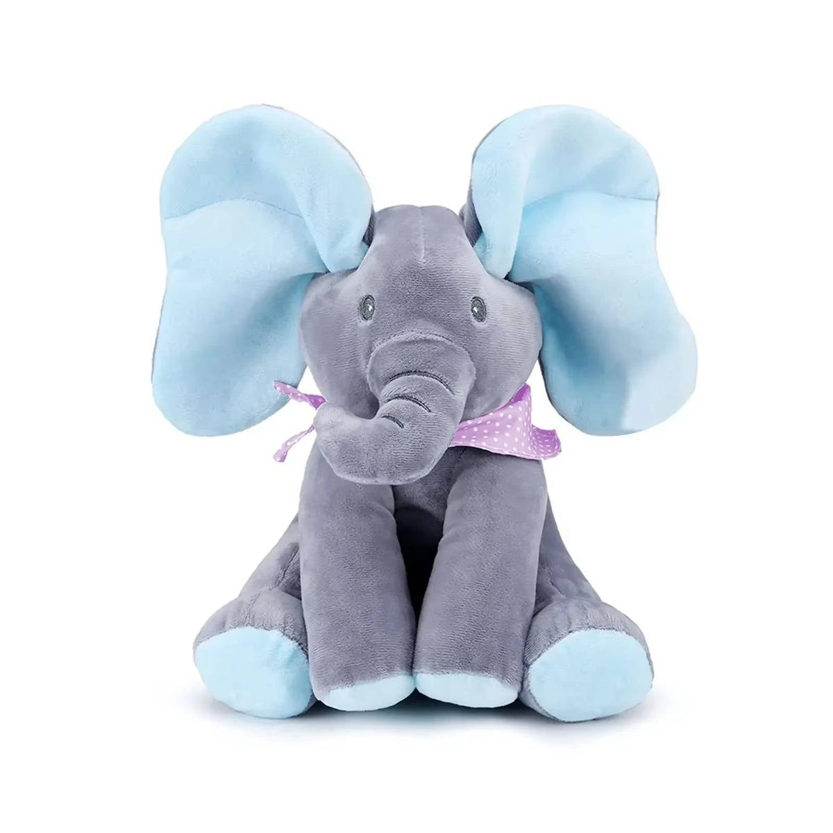 Interactive Plush Elephant with Peekaboo and Singing Modes for Toddlers
