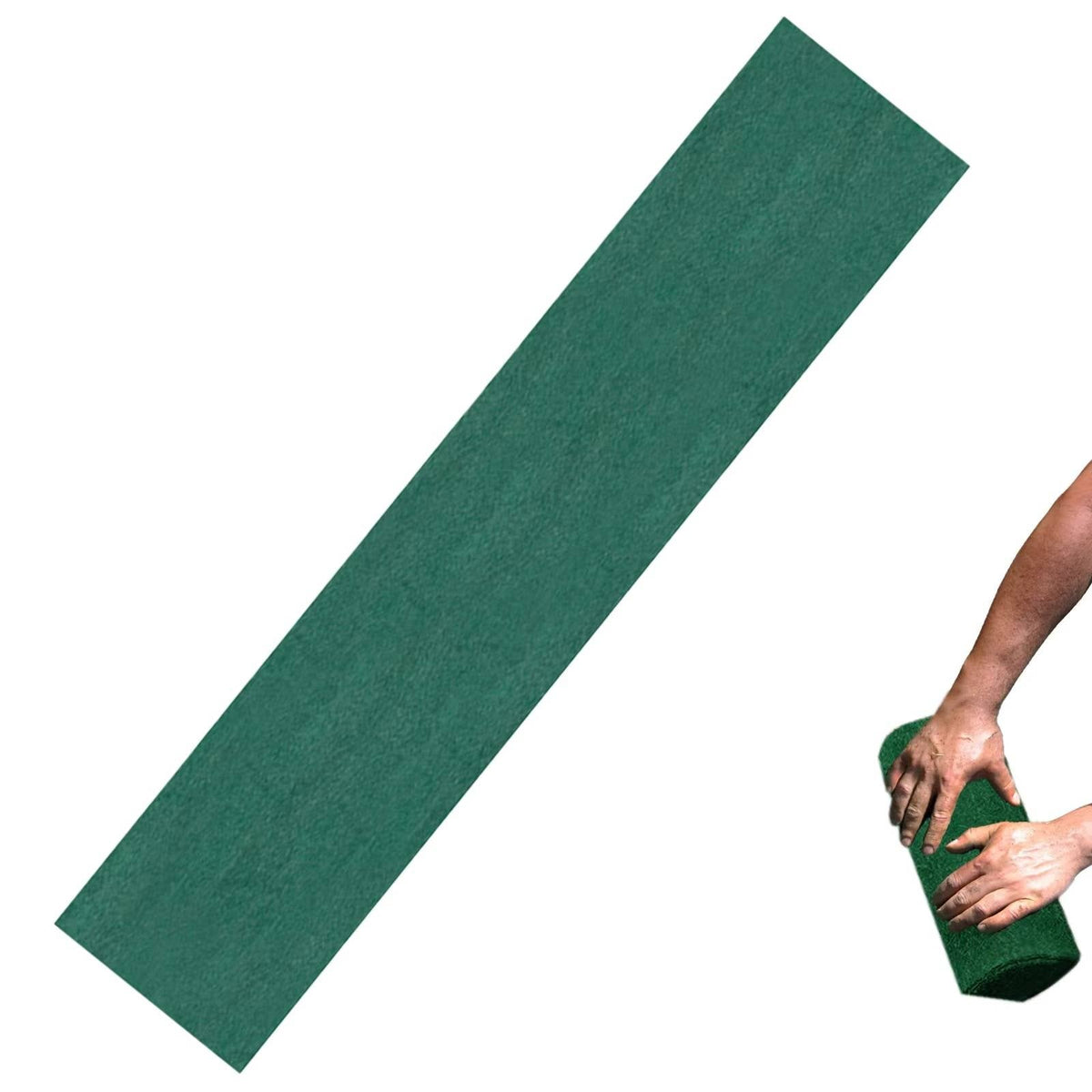 Grass Seed Mat with Embedded Fertilizer and Biodegradable Fabric, Dual Layer Design