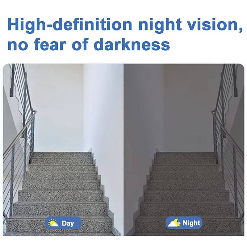 Smart Video Doorbell with Motion Detection and Night Vision, Local Storage