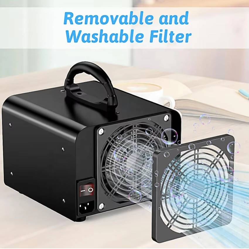 High Capacity Ozone Generator with 70000mg Output and Washable Filter for 6000 Sq.Ft Spaces