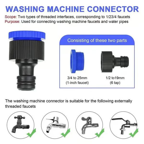Expandable Garden Hose with Multi-Pattern Nozzle and Brass Connectors