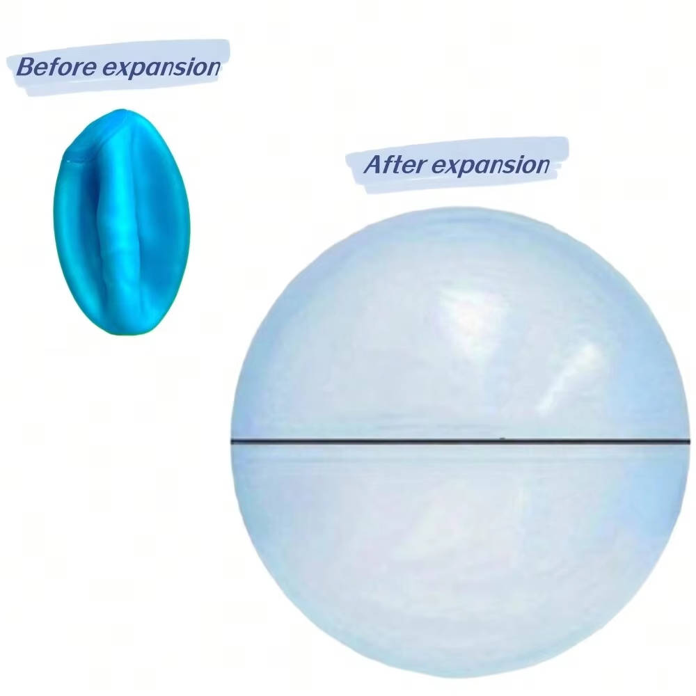 Giant Transparent Jelly Balloon Balls with Air or Water Fill, 3-Pack for Outdoor Play