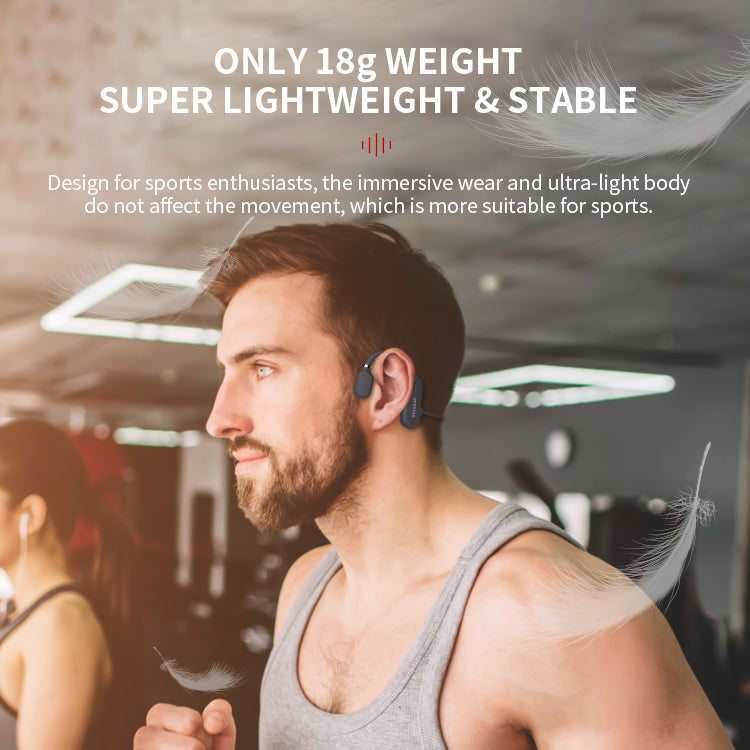 Bone Conduction Headphones with Open Ear Design and Wireless Bluetooth, Sweat Resistant