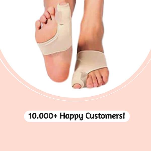 Bunion Corrector Sleeve with Toe Separator Pad and Hypoallergenic Material
