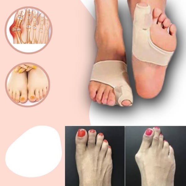 Bunion Corrector Sleeve with Toe Separator Pad and Hypoallergenic Material