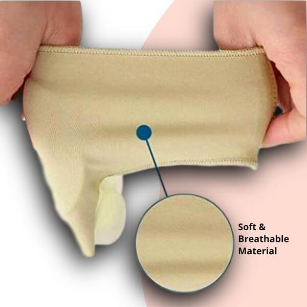 Bunion Corrector Sleeve with Toe Separator Pad and Hypoallergenic Material