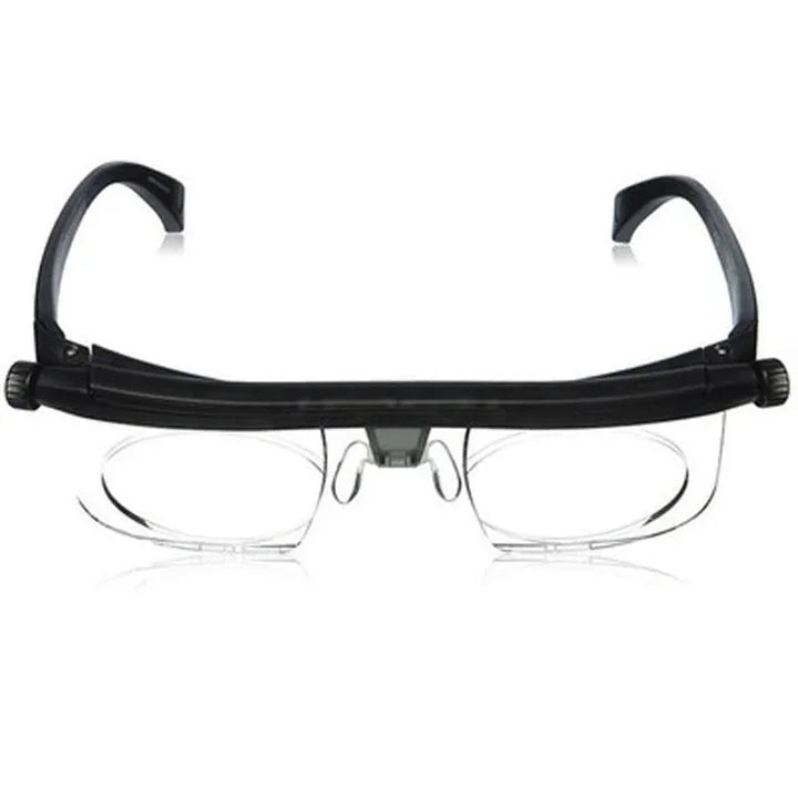 Adjustable Focus Glasses with Dial Lens Adjustment and Universal Fit