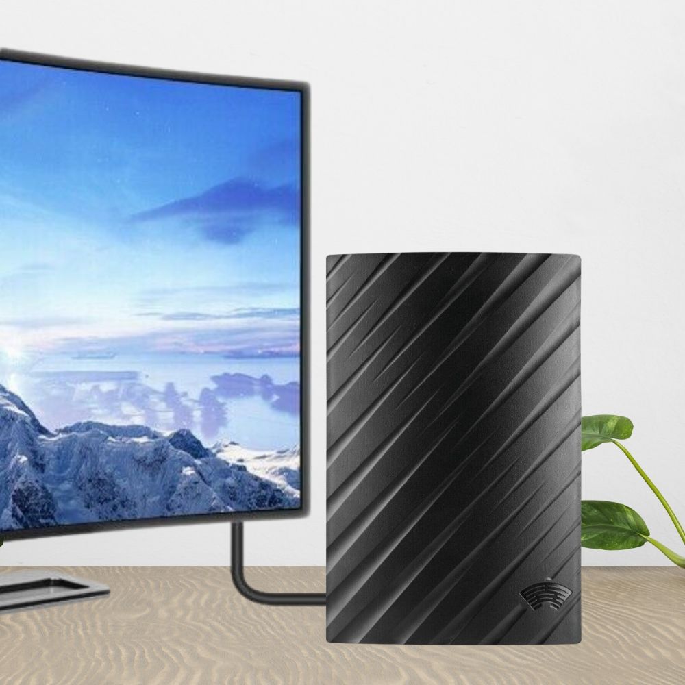 Indoor Digital Antenna with 600 Mile Reception and Signal Amplifier for 4K TV