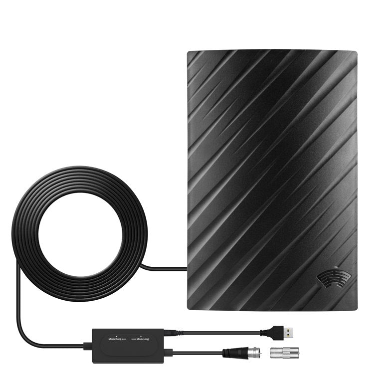 Indoor Digital Antenna with 600 Mile Reception and Signal Amplifier for 4K TV