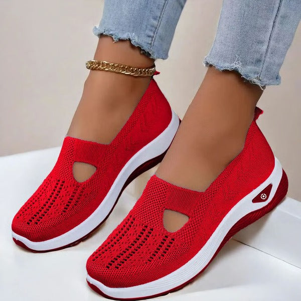 Breathable Slip On Shoes with Orthopedic Support and Non Slip Outsole