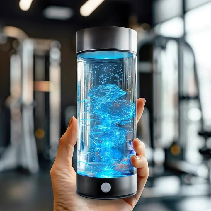 Portable Hydrogen Water Generator with Electrolysis System and Status Lights