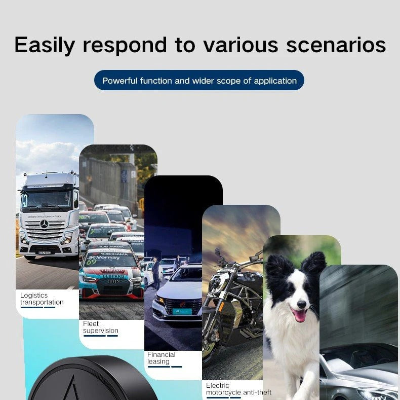 GPS Tracker with Magnetic Mount and 30-Day Battery for Vehicles and Valuables