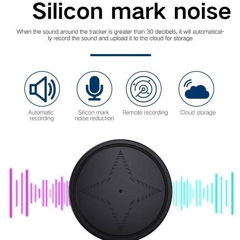 GPS Tracker with Magnetic Mount and 30-Day Battery for Vehicles and Valuables