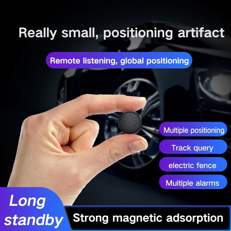 GPS Tracker with Magnetic Mount and 30-Day Battery for Vehicles and Valuables