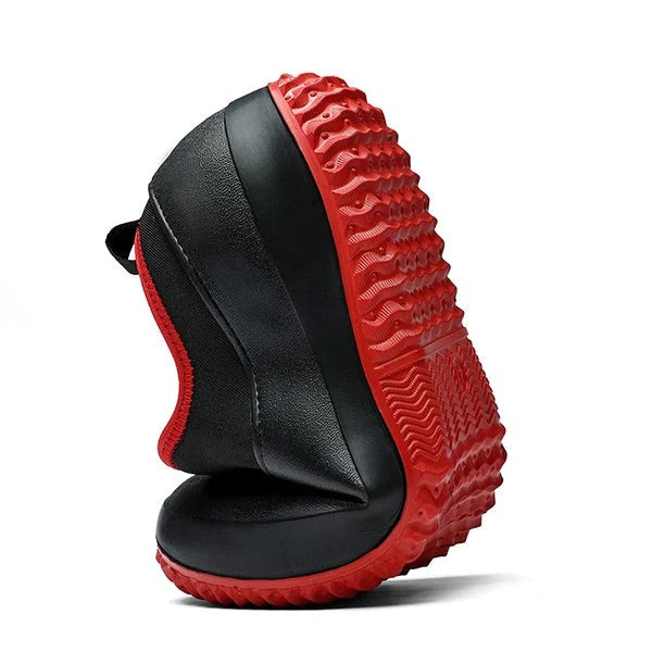 Waterproof Slip-On Work Shoes with Anti-Slip Tread and Lightweight Support