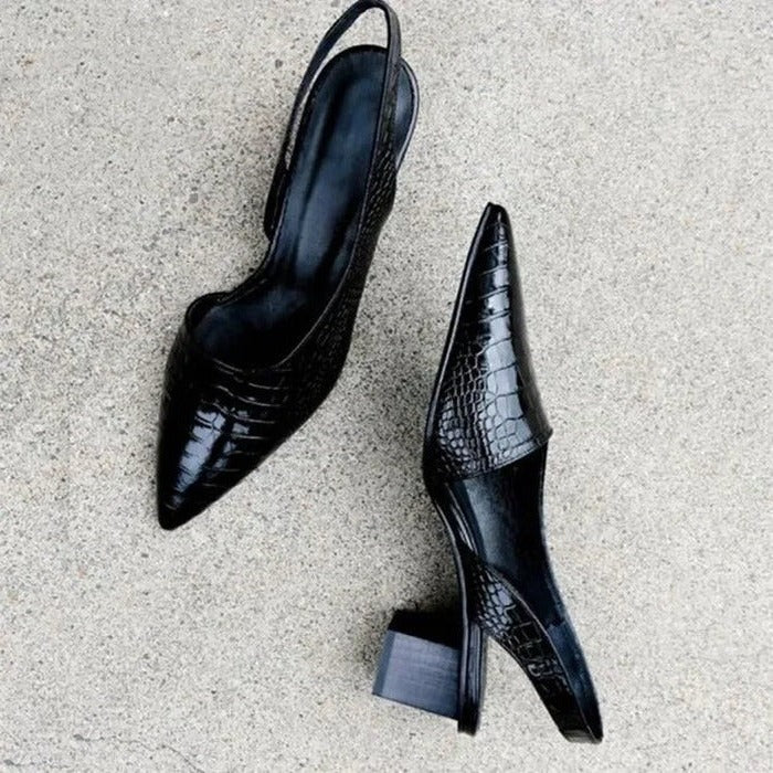 Supportive Women's Pumps with Contoured Arch Support and Cushioned Sole