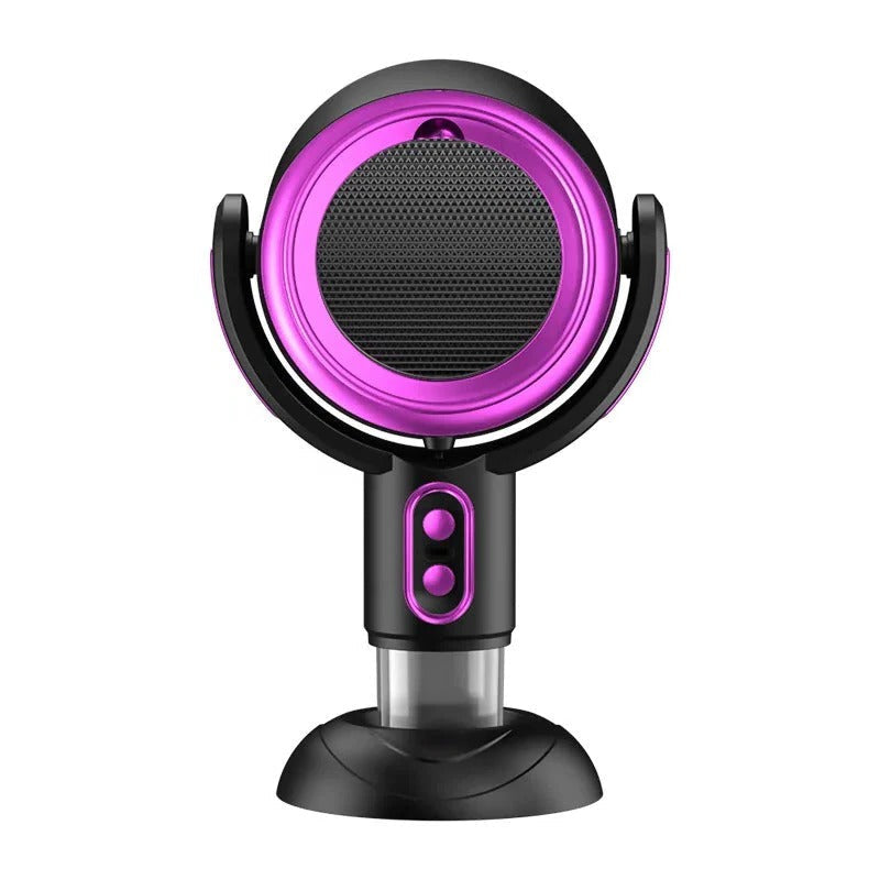 Rechargeable Desktop Air Purifier with Dual Filters and Ion Purification