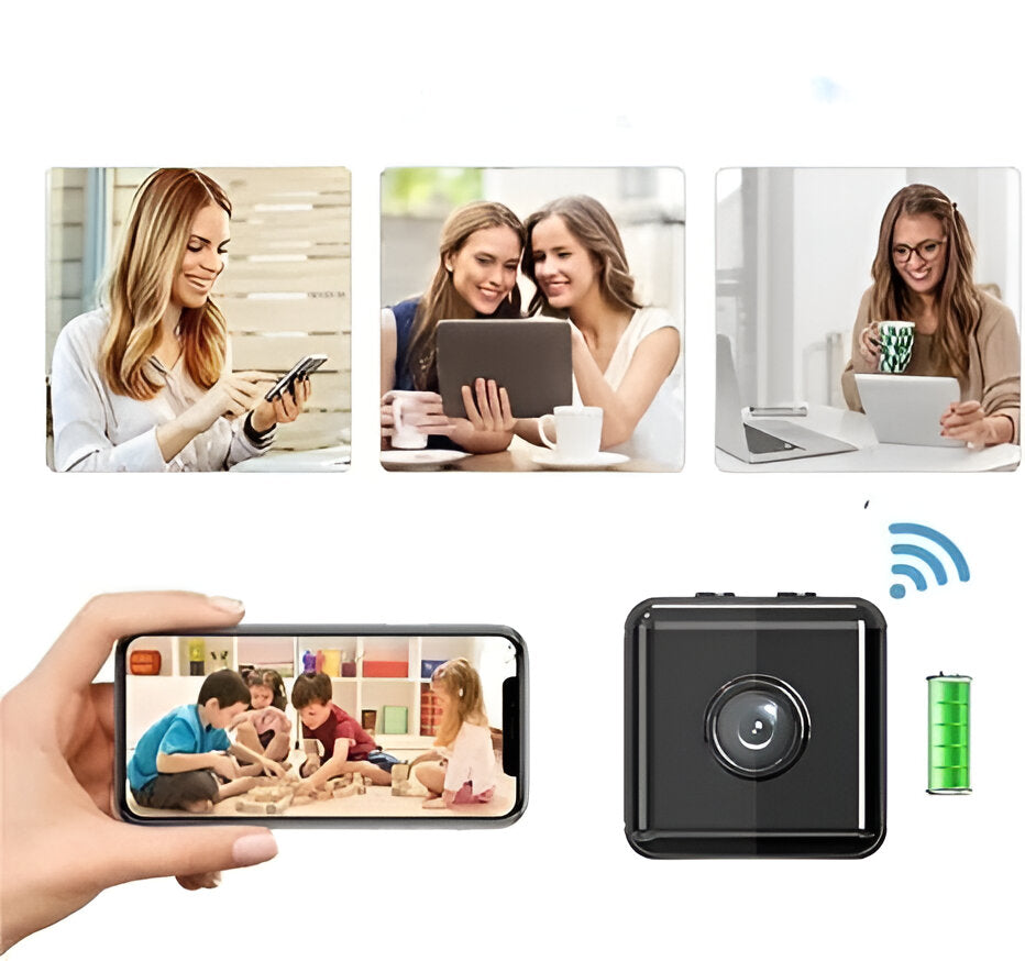 Wireless Security Camera with 1080p HD and Night Vision, Motion Detection