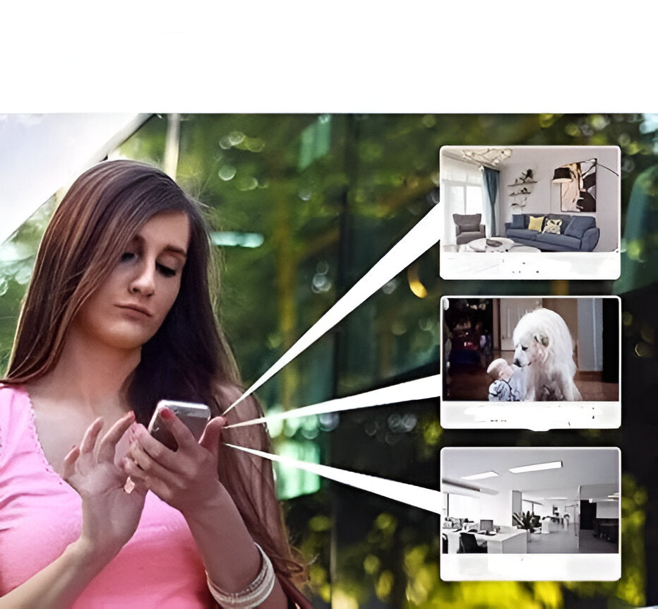 Wireless Security Camera with 1080p HD and Night Vision, Motion Detection