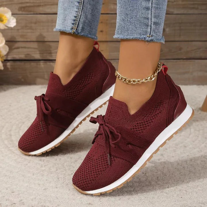 Orthopedic Walking Shoes with Gel-Filled Sole and Built-In Arch Support