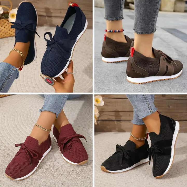Orthopedic Walking Shoes with Gel-Filled Sole and Built-In Arch Support