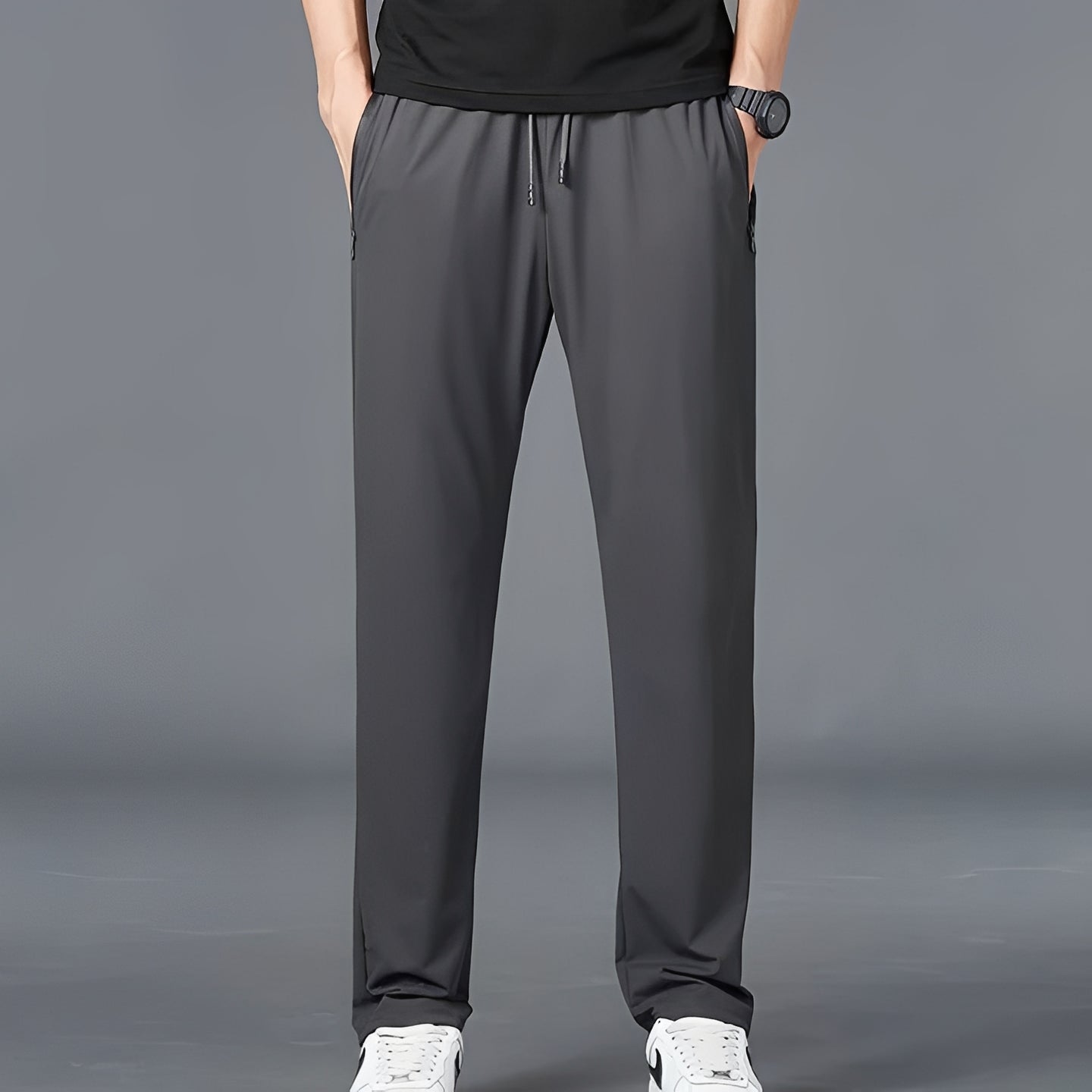 Men's Cargo Pants with Four Way Stretch and Quick Dry Fabric, Tapered Fit