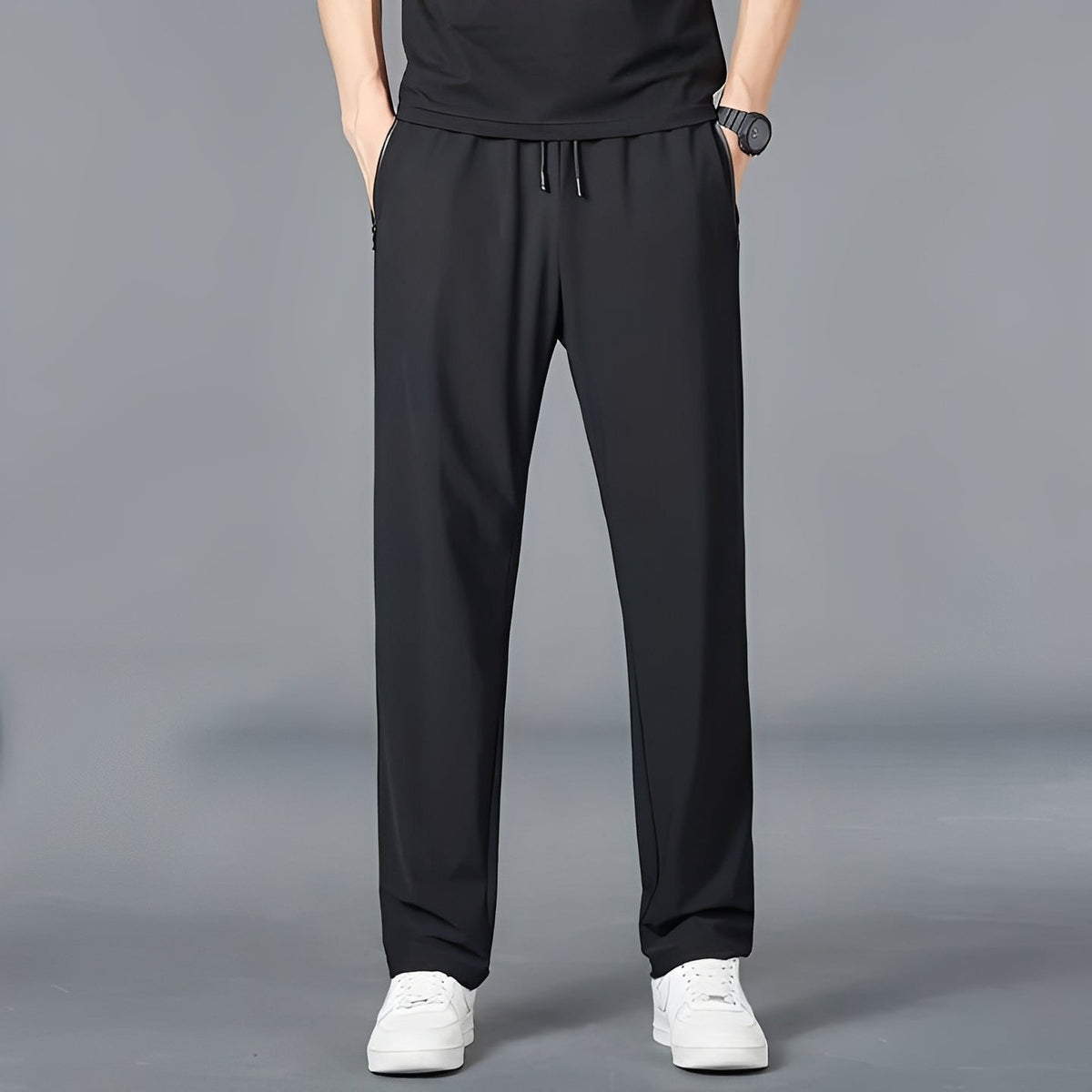 Men's Cargo Pants with Four Way Stretch and Quick Dry Fabric, Tapered Fit