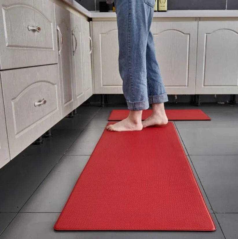 Anti Fatigue Kitchen Mat with Cushioned Foam and Textured Rubber Grip