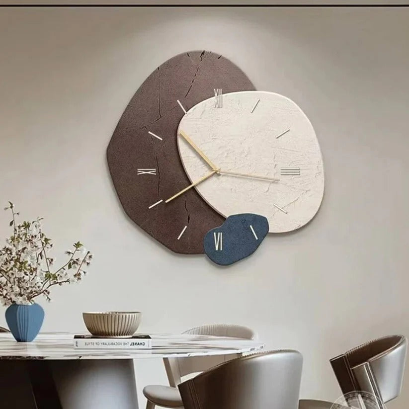 Warm White LED Wall Clock with Silent Quartz Movement and Edge Lighting