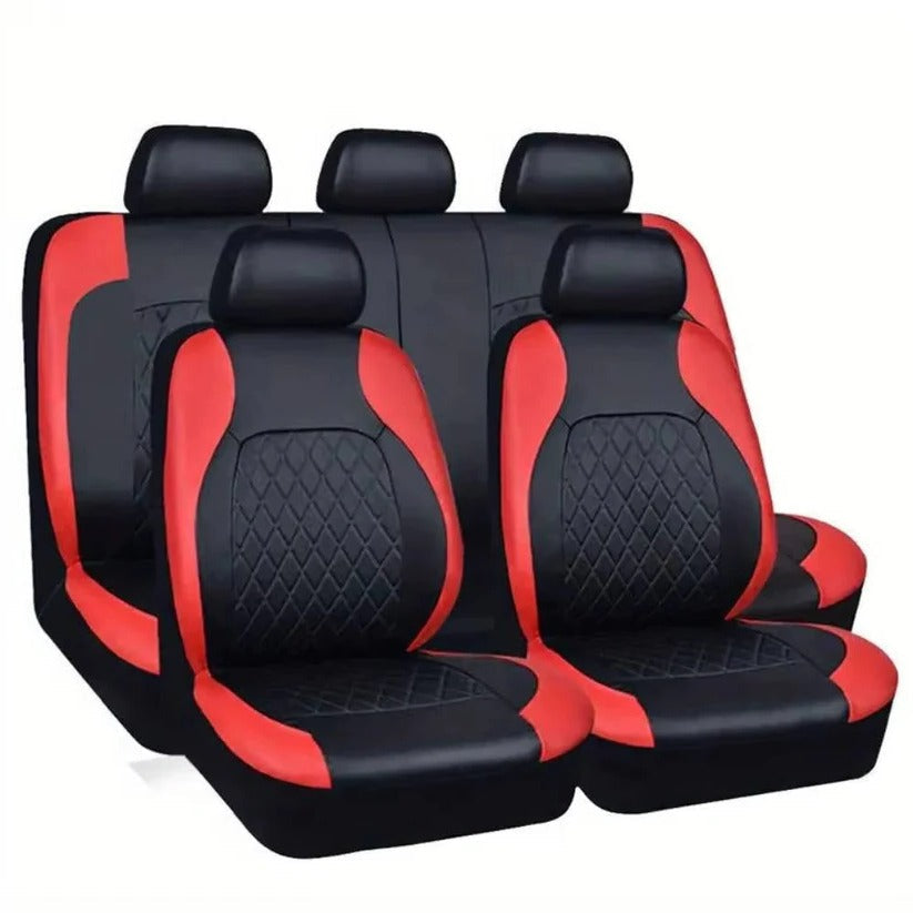 Waterproof Car Seat Cover Set with 5mm Sponge Padding and UV Protection for All Vehicles