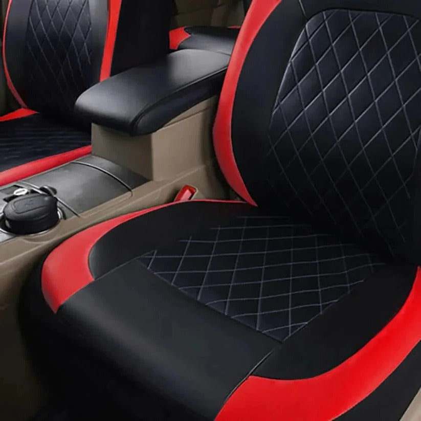 Waterproof Car Seat Cover Set with 5mm Sponge Padding and UV Protection for All Vehicles