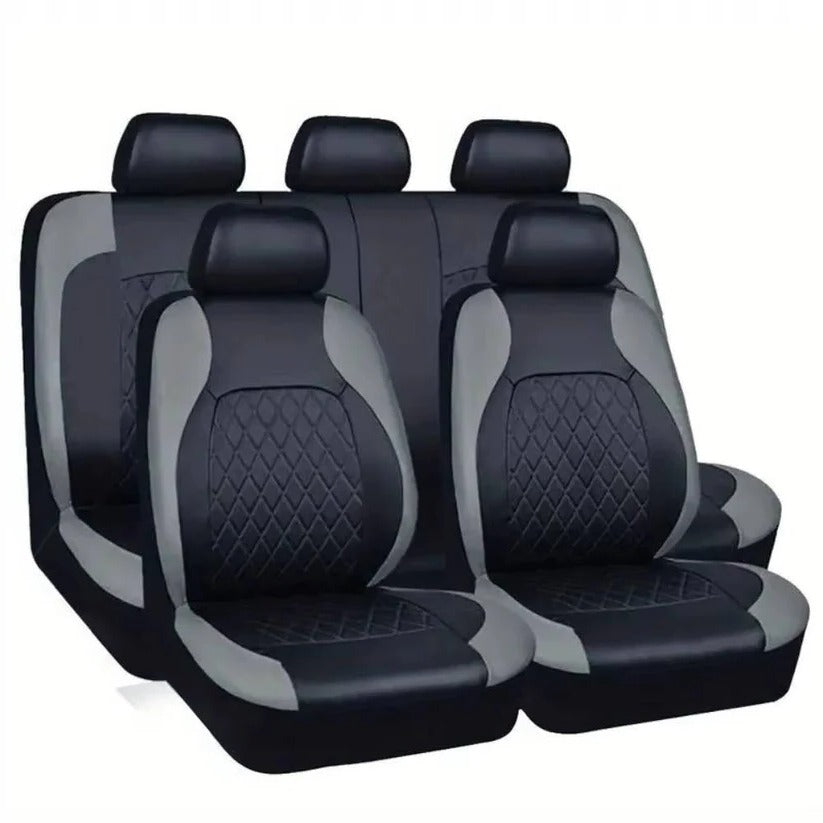 Waterproof Car Seat Cover Set with 5mm Sponge Padding and UV Protection for All Vehicles