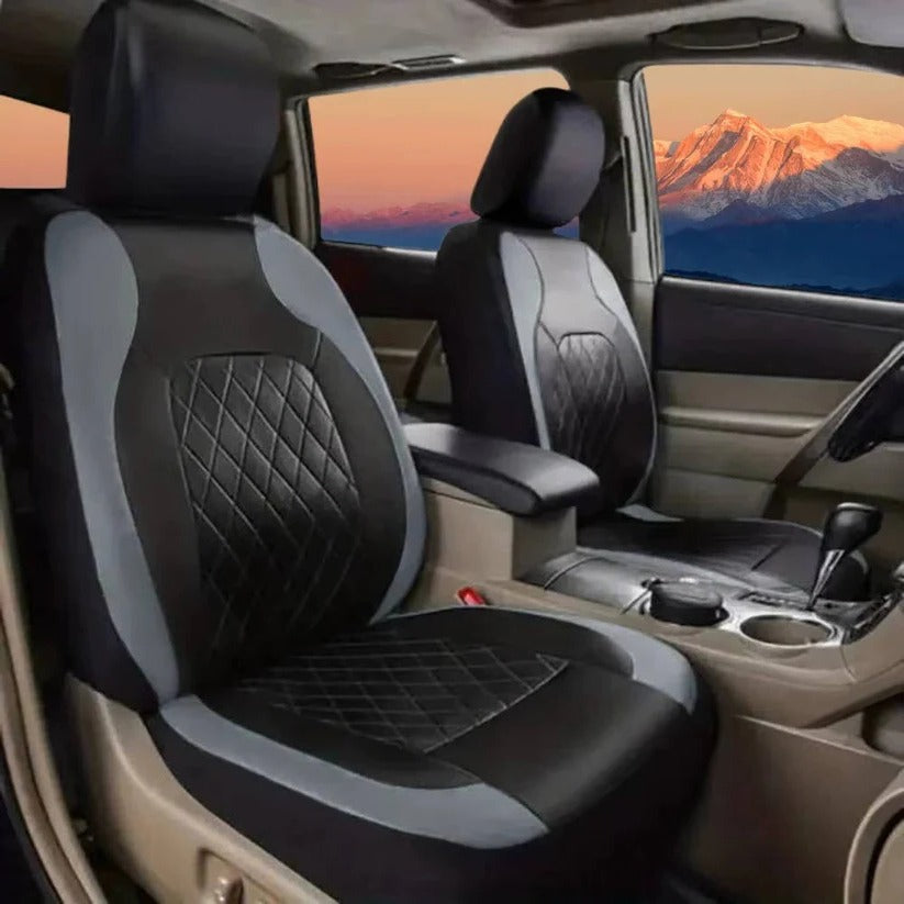 Waterproof Car Seat Cover Set with 5mm Sponge Padding and UV Protection for All Vehicles