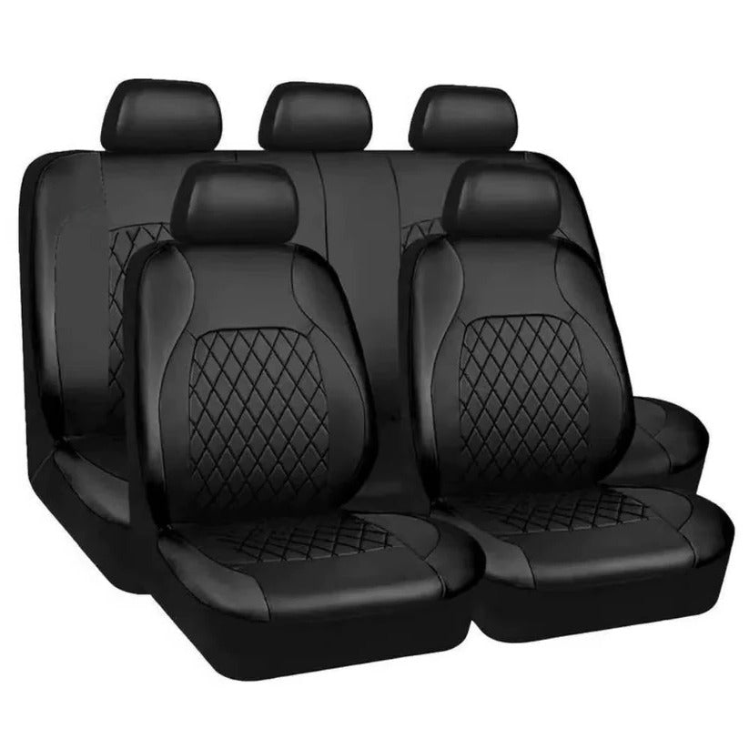 Waterproof Car Seat Cover Set with 5mm Sponge Padding and UV Protection for All Vehicles
