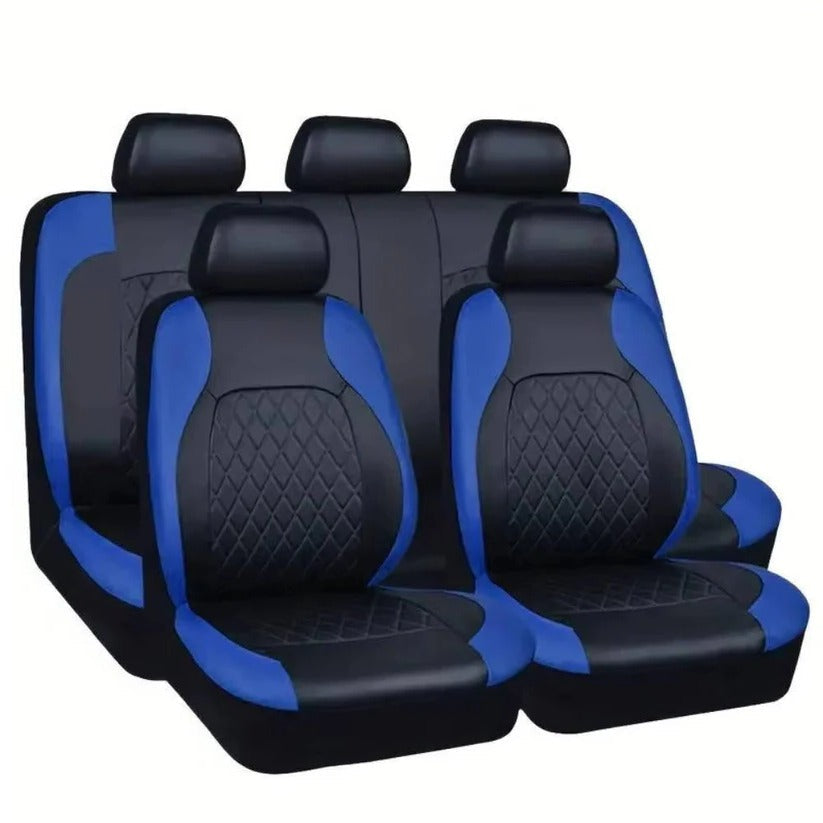 Waterproof Car Seat Cover Set with 5mm Sponge Padding and UV Protection for All Vehicles