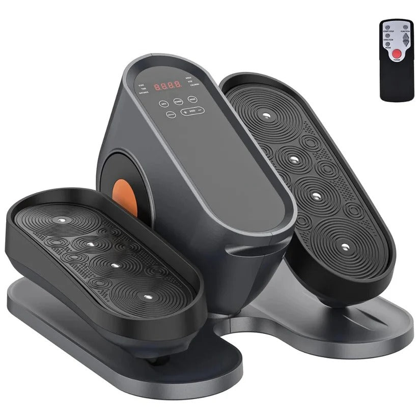 Under Desk Elliptical with 12 Speed Levels and LCD Display, Remote Control