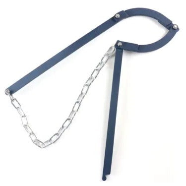 Fence Wire Strainer Tool with Dual Clamps and Lever Tensioning