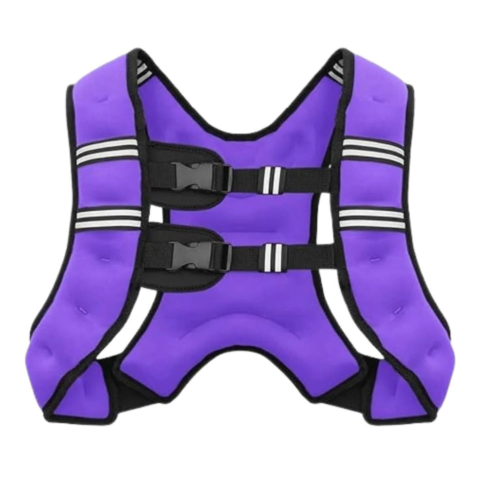 Iron Sand Weighted Vest with Adjustable Resistance and Airflow Channels for Training