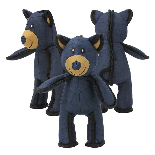 Durable Bear Dog Toy with Built-in Squeaker and Reinforced Stitching for Heavy Chewers