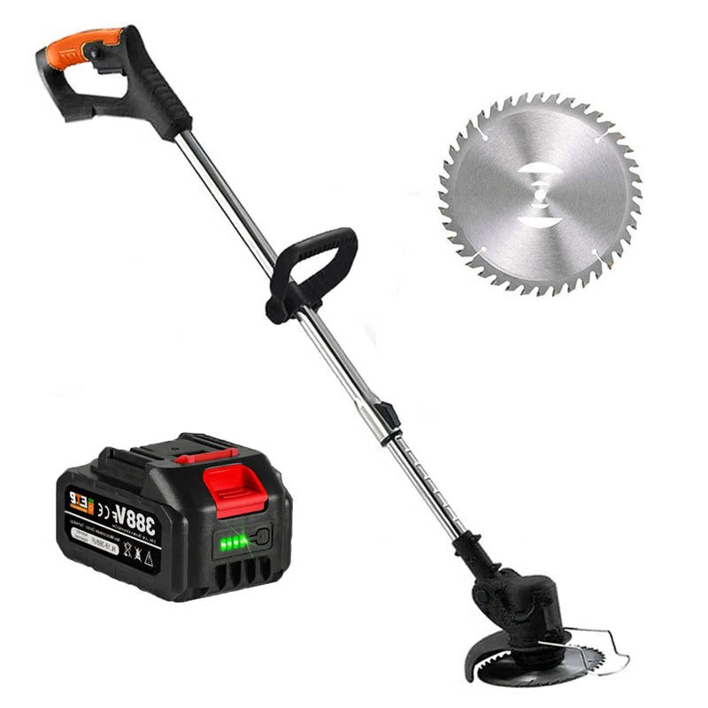 Cordless Grass Trimmer with 24V Motor and Telescopic Rod, Multi-Angle Head